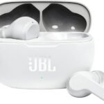 JBL Wave200 True Wireless Earbud Headphones, Deep Powerful Bass, 20H Battery, Dual Connect, Hand-Free Call, Voice Assistant, Comfortable Fit, IPX2 Sweatproof, Pocket Friendly - White, JBLW200TWSWHT